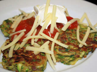 Mexican Zucchini Fritters