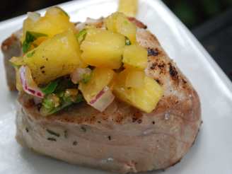 Yellowfin Tuna With Fresh Pineapple Salsa