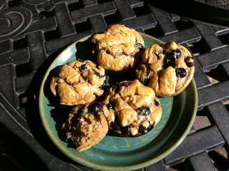 Easy Low-Carb Lemon Blueberry Nut Butter Muffins