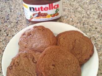 Bakery Style Cocoa Chocolate Chip Cookies (Nutella)