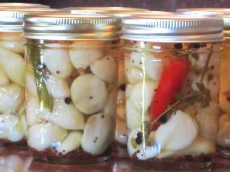 Pickled Garlic With Chili and Herbs