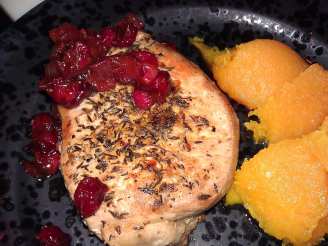 Easy Pork Chop Saute With Cranberries