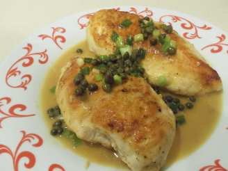 Parmesan-Crusted Chicken With Capers