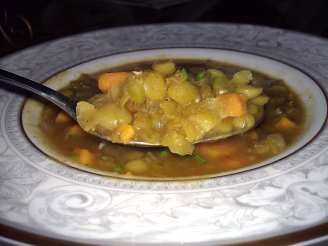 Split Pea and Sweet Potato Soup