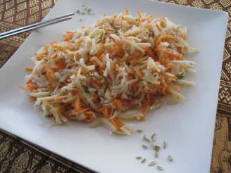 Kohlrabi Salad in Fennel Seed Dressing