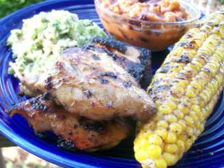 Grilled Lime Chicken Thighs