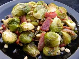 Roasted Brussels Sprouts With Bacon