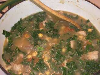 Pork White Bean and Kale Soup from Eating Well