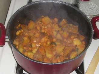 Curried Chickpeas & Potatoes
