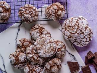 Flourless Chocolate Snowball Cookies