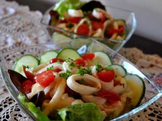 Calamari, Tomato and Caper Salad
