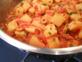 Provencale Potato Ragout With Green Olives