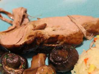 Brown Sugar and Balsamic Glazed Pork Loin