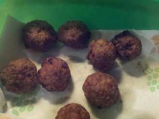 Deep-Fried Juicy Meatballs