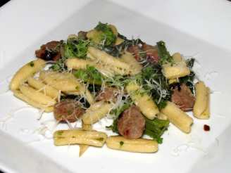Cavatelli With Sausage and Broccoli Rabe