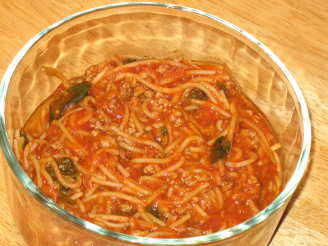 Easy, One-Dish Spaghetti Bolognese