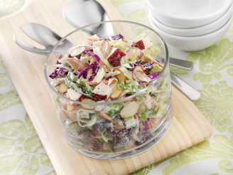 Cabbage, Apple and Almond Slaw