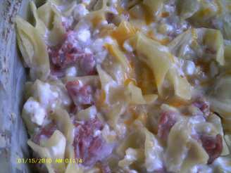 Dried Beef and Cheese Bake