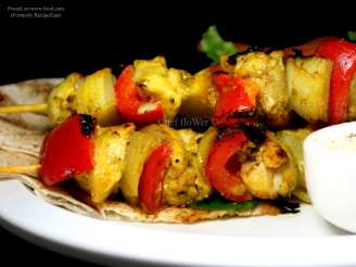 Lemony Moroccan Style Chicken Kebabs