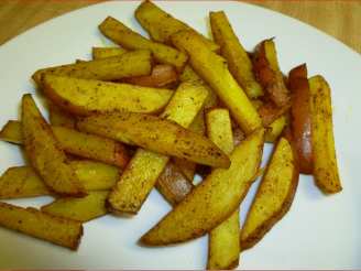 Indian Spiced Baked Potato Sticks