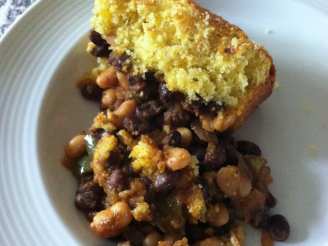 Two Bean Tamale Pie