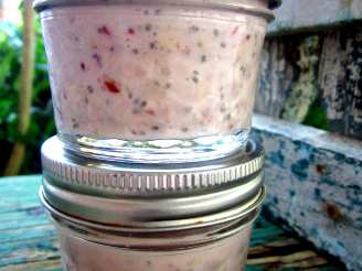 Raspberry Vanilla Refrigerator Oatmeal