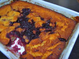 Old Fashioned Baked Sour Cherry Pudding