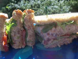 Salmon Club Sandwich
