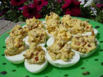 Parmesan Prosciutto Deviled Eggs