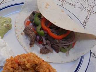 Spicy Steak Fajitas - Mexico