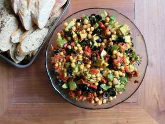 Cousin Annie's Chick Pea and Chorizo Summer Salad