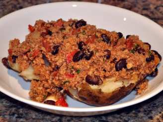 Tex-Mex Baked Potatoes With Chili