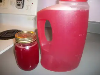 Rhubarb Raspberry Concentrate, for Canning