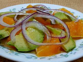 Avocado, Orange and Purple Onion Salad