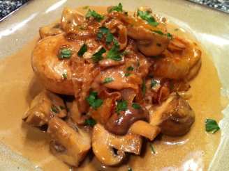 Pan Seared Chicken With Balsamic Cream Sauce
