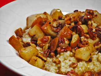 Irish Oatmeal With Pears and Maple