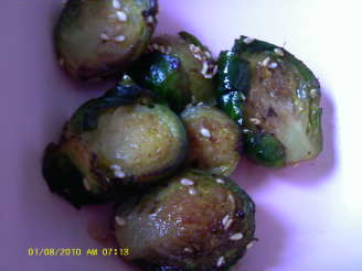 Sesame Brussel Sprouts