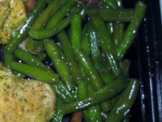 Green Beans with Mushrooms and Sage