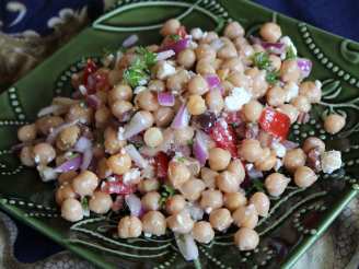 5-Minute Greek Garbanzo Bean Salad