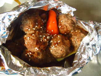 Oriental Meatball Veggie Packets #RSC