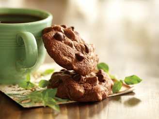 Chocolate-Mint Brownie Cookies