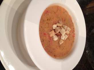 Crockpot Tomato Basil Parmesan Soup