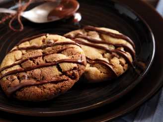Chocolate Chip Peanut Butter Swirl Cookies
