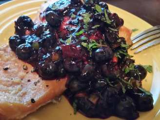 Copper River King Salmon With Berry-Ginger Salsa