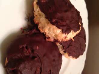 Chocolate Covered Coconut Cake Mix Cookies (Mounds Cookies)