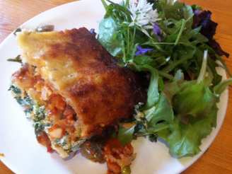 Roast Vegetable, Spinach and Ricotta Lasagna (Modified)
