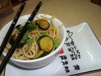 Chinese Noodles & Zucchini