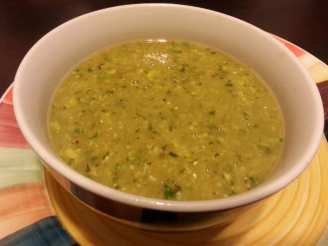 Chileatole - Green Chile Soup With Corn (Slow Cooker)