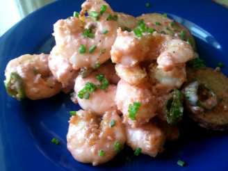 Crispy Shrimp and Potatoes With Barbecue Ranch #RSC