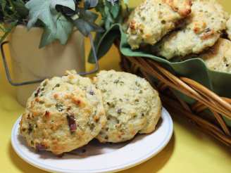 Red Potato Parmesan and Chive Drop Biscuits #RSC